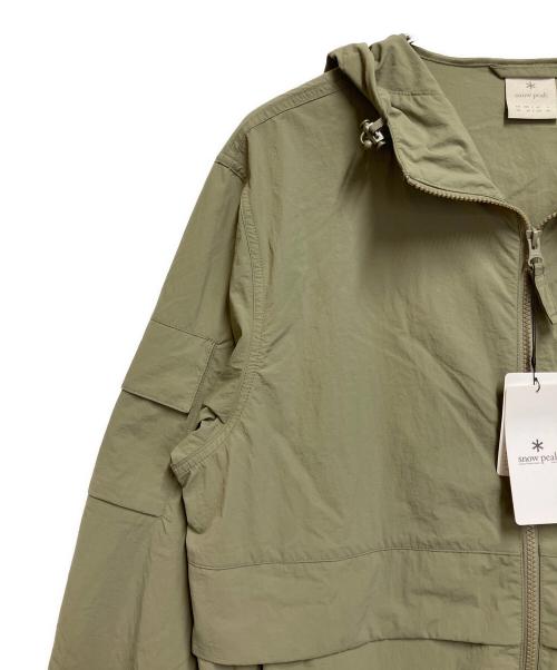 Snow peak（スノーピーク）Snow peak (スノーピーク) Taslan Pocket Windbreaker オリーブ サイズ:SIZE L 未使用品の古着・服飾アイテム
