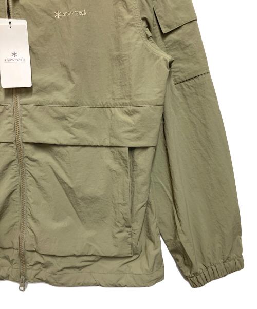Snow peak（スノーピーク）Snow peak (スノーピーク) Taslan Pocket Windbreaker オリーブ サイズ:SIZE L 未使用品の古着・服飾アイテム