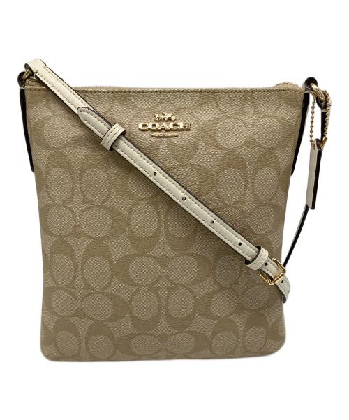 COACH（コーチ）COACH (コーチ) ショルダーバッグ ベージュの古着・服飾アイテム