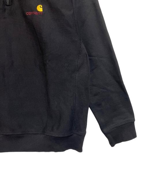 CarHartt（カーハート）CarHartt (カーハート) ハーフジップスウェット ブラック サイズ:SIZE XLの古着・服飾アイテム