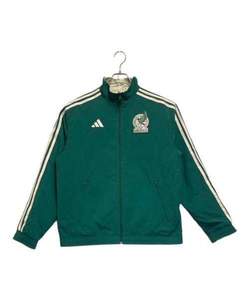 adidas（アディダス）adidas (アディダス) メキシコ代表 2022 アンセムジャケット グリーン サイズ:SIZE XLの古着・服飾アイテム