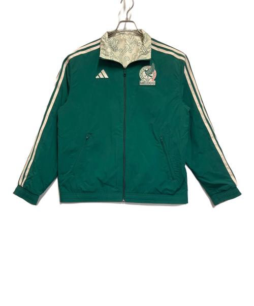 adidas（アディダス）adidas (アディダス) メキシコ代表 2022 アンセムジャケット グリーン サイズ:SIZE XLの古着・服飾アイテム