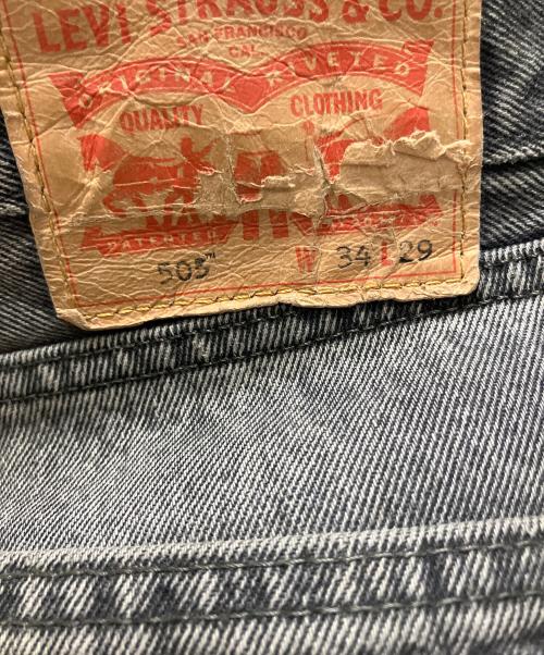 LEVI'S（リーバイス）LEVI'S (リーバイス) ブラックジーンズ グレー サイズ:SIZE W34×L29の古着・服飾アイテム