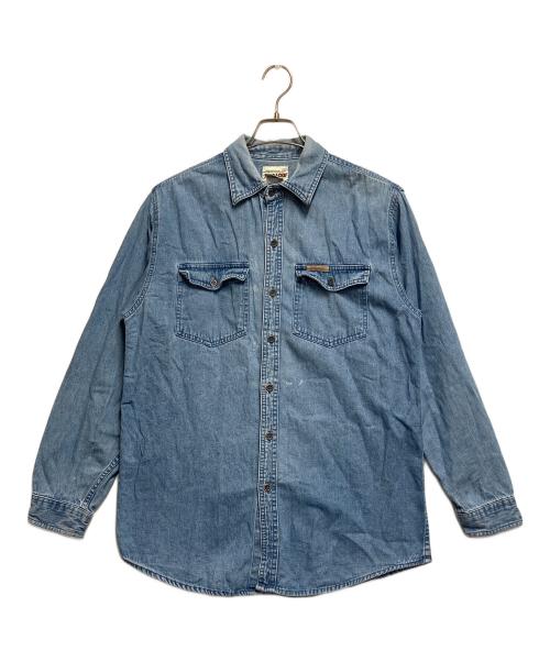 JORDACHE（ジョーダッシュ）JORDACHE (ジョーダッシュ) デニムシャツ ブルー サイズ:SIZE Mの古着・服飾アイテム