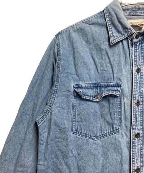 JORDACHE（ジョーダッシュ）JORDACHE (ジョーダッシュ) デニムシャツ ブルー サイズ:SIZE Mの古着・服飾アイテム