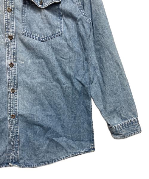 JORDACHE（ジョーダッシュ）JORDACHE (ジョーダッシュ) デニムシャツ ブルー サイズ:SIZE Mの古着・服飾アイテム