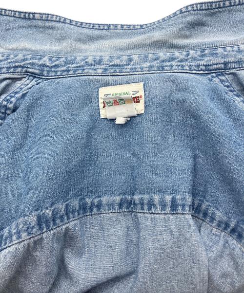 JORDACHE（ジョーダッシュ）JORDACHE (ジョーダッシュ) デニムシャツ ブルー サイズ:SIZE Mの古着・服飾アイテム