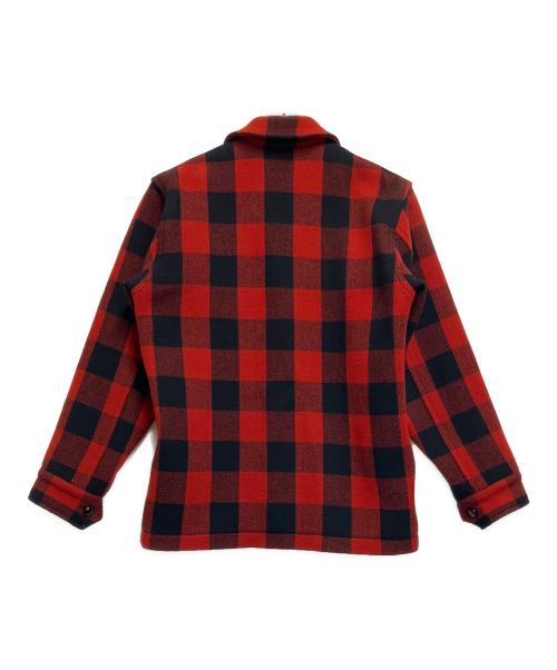 TENDERLOIN（テンダーロイン）TENDERLOIN (テンダーロイン) バッファロージャケット レッド×ブラック サイズ:SIZE Sの古着・服飾アイテム