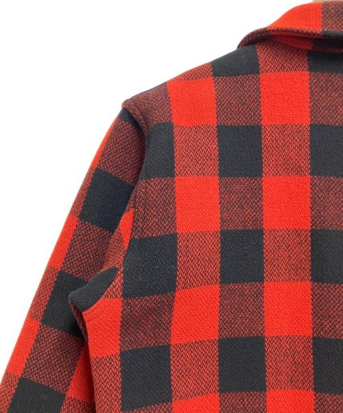 TENDERLOIN（テンダーロイン）TENDERLOIN (テンダーロイン) バッファロージャケット レッド×ブラック サイズ:SIZE Sの古着・服飾アイテム