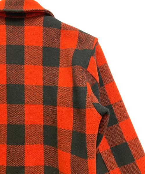 TENDERLOIN（テンダーロイン）TENDERLOIN (テンダーロイン) バッファロージャケット レッド×ブラック サイズ:SIZE Sの古着・服飾アイテム