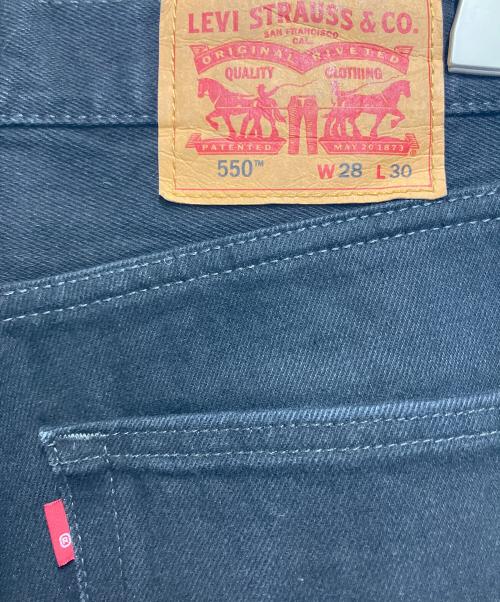 LEVI'S（リーバイス）LEVI'S (リーバイス) 550デニムパンツ ブラック サイズ:SIZE 71cm (W28)の古着・服飾アイテム