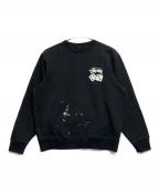 stussyステューシー）の古着「スウェット」｜ブラック