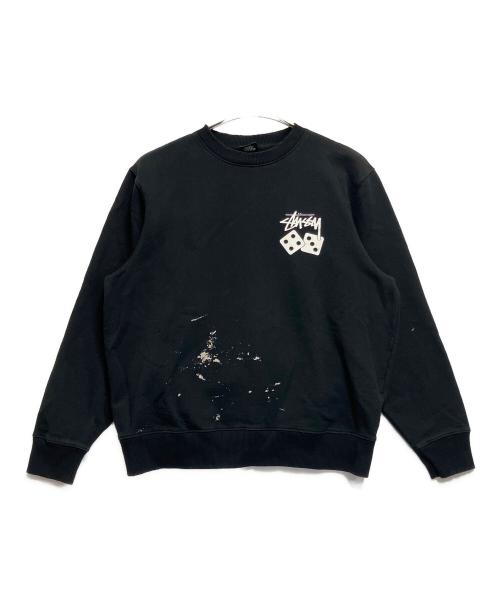 stussy（ステューシー）stussy (ステューシー) スウェット ブラック サイズ:SIZE Mの古着・服飾アイテム