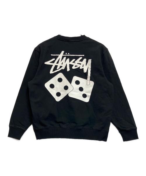 stussy（ステューシー）stussy (ステューシー) スウェット ブラック サイズ:SIZE Mの古着・服飾アイテム