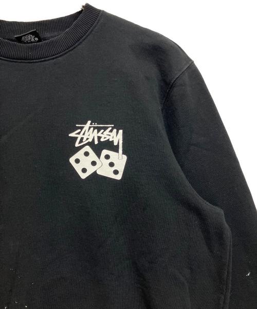 stussy（ステューシー）stussy (ステューシー) スウェット ブラック サイズ:SIZE Mの古着・服飾アイテム