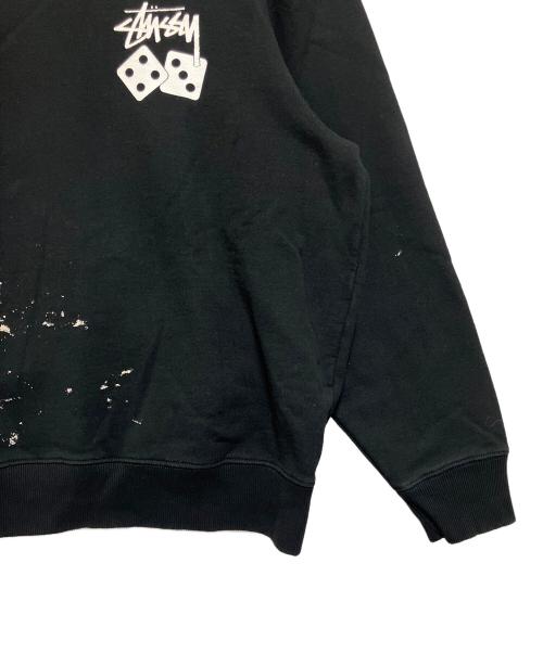 stussy（ステューシー）stussy (ステューシー) スウェット ブラック サイズ:SIZE Mの古着・服飾アイテム