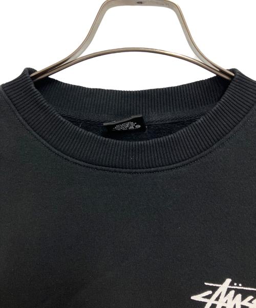 stussy（ステューシー）stussy (ステューシー) スウェット ブラック サイズ:SIZE Mの古着・服飾アイテム