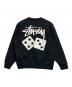stussy (ステューシー) スウェット ブラック サイズ:SIZE M：7000円