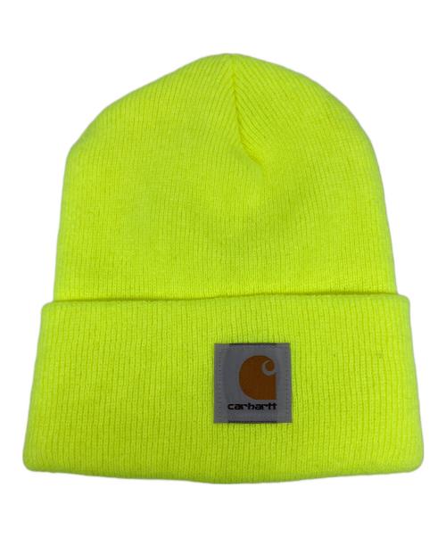CarHartt（カーハート）CarHartt (カーハート) ニット帽 イエローの古着・服飾アイテム