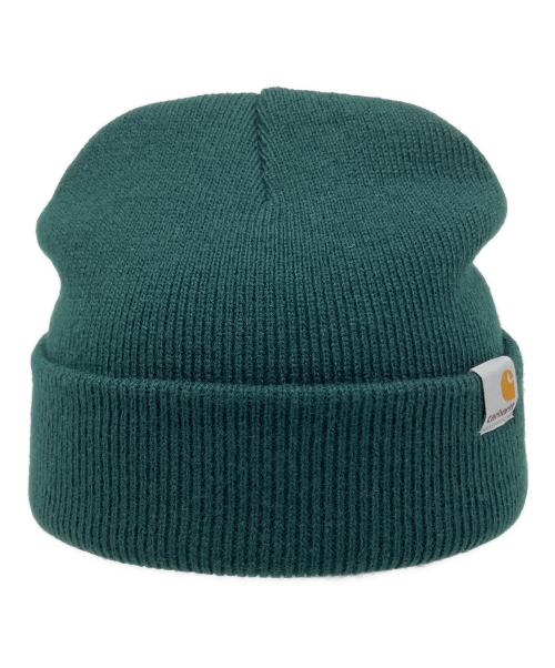 CarHartt（カーハート）CarHartt (カーハート) ニット帽 グリーンの古着・服飾アイテム