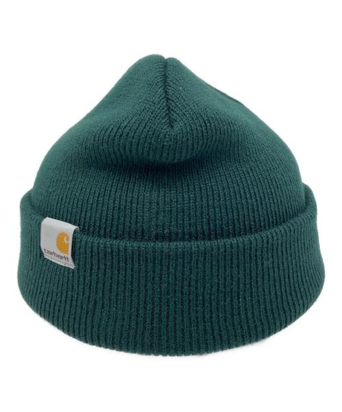 CarHartt（カーハート）CarHartt (カーハート) ニット帽 グリーンの古着・服飾アイテム