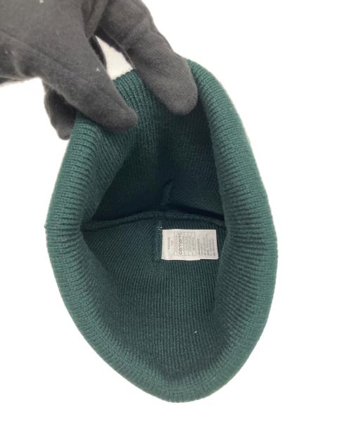 CarHartt（カーハート）CarHartt (カーハート) ニット帽 グリーンの古着・服飾アイテム