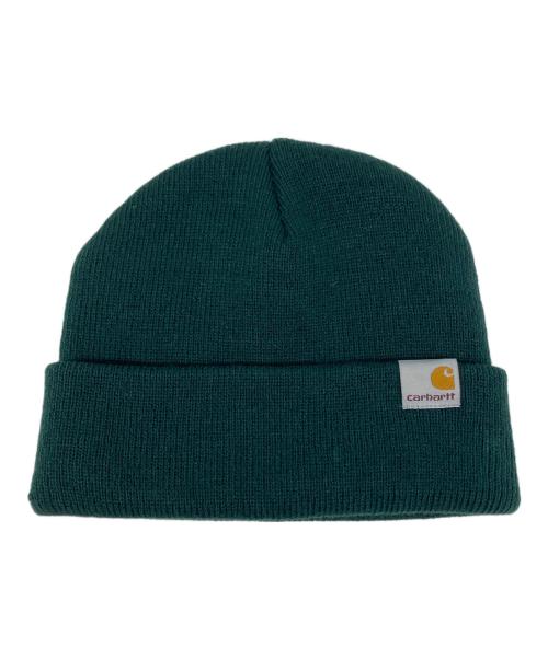CarHartt（カーハート）CarHartt (カーハート) ニット帽 グリーンの古着・服飾アイテム