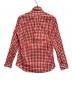 INDIVIDUALIZED SHIRTS (インディビジュアライズドシャツ) 長袖シャツ レッド×ホワイト サイズ:SIZE 14−32：6000円