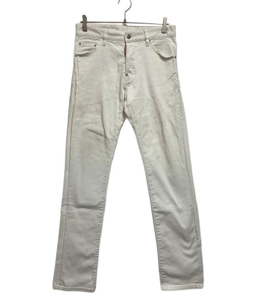 DSQUARED2（ディースクエアード）DSQUARED2 (ディースクエアード) デニムパンツ ホワイト サイズ:SIZE 44の古着・服飾アイテム