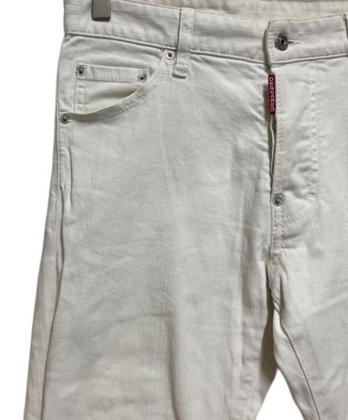 DSQUARED2（ディースクエアード）DSQUARED2 (ディースクエアード) デニムパンツ ホワイト サイズ:SIZE 44の古着・服飾アイテム