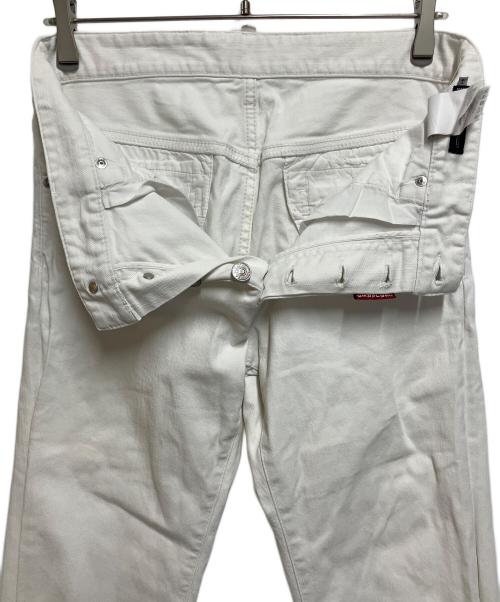 DSQUARED2（ディースクエアード）DSQUARED2 (ディースクエアード) デニムパンツ ホワイト サイズ:SIZE 44の古着・服飾アイテム