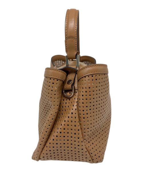 GIANNI CHIARINI（ジャンニ キアリーニ）GIANNI CHIARINI (ジャンニ キアリーニ) ハンドバッグ ブラウンの古着・服飾アイテム