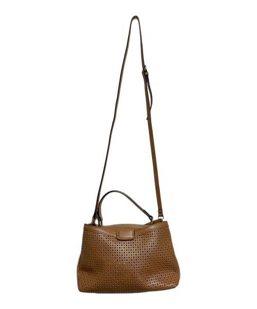 GIANNI CHIARINI（ジャンニ キアリーニ）GIANNI CHIARINI (ジャンニ キアリーニ) ハンドバッグ ブラウンの古着・服飾アイテム