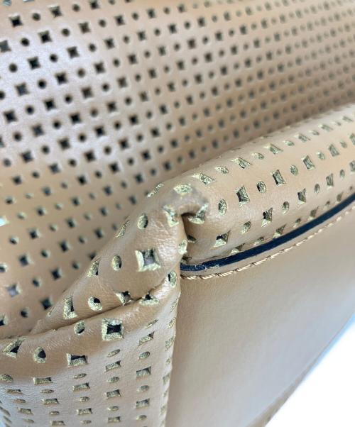 GIANNI CHIARINI（ジャンニ キアリーニ）GIANNI CHIARINI (ジャンニ キアリーニ) ハンドバッグ ブラウンの古着・服飾アイテム