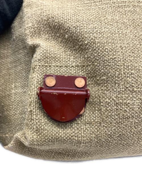 Military bag（ミリタリーバック）Military bag (ミリタリーバック) 兵用雑嚢 オリーブの古着・服飾アイテム