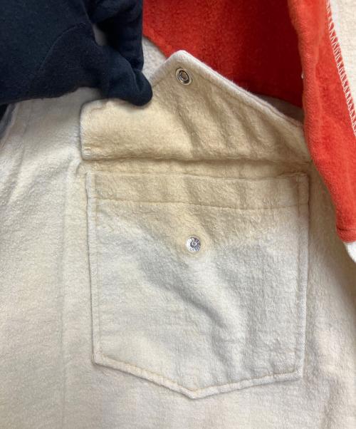 WOOLRICH（ウールリッチ）WOOLRICH (ウールリッチ) シャモアクロスシャツ ベージュ×オレンジ サイズ:SIZE XLの古着・服飾アイテム
