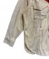 中古・古着 WOOLRICH (ウールリッチ) シャモアクロスシャツ ベージュ×オレンジ サイズ:SIZE XL：4500円