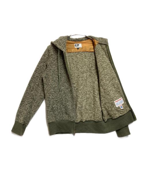 Engineered Garments（エンジニアド ガーメンツ）Engineered Garments (エンジニアド ガーメンツ) ダブルジップパーカー グリーン サイズ:SIZE Mの古着・服飾アイテム