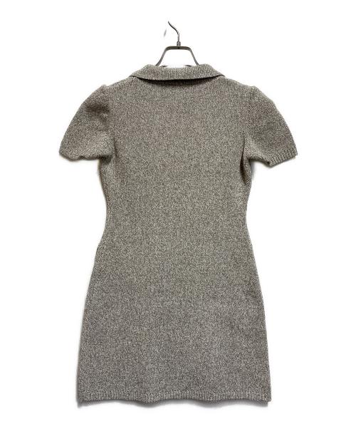 Snidel（スナイデル）Snidel (スナイデル) トレンチニットワンピ グレー サイズ:SIZE ONEの古着・服飾アイテム