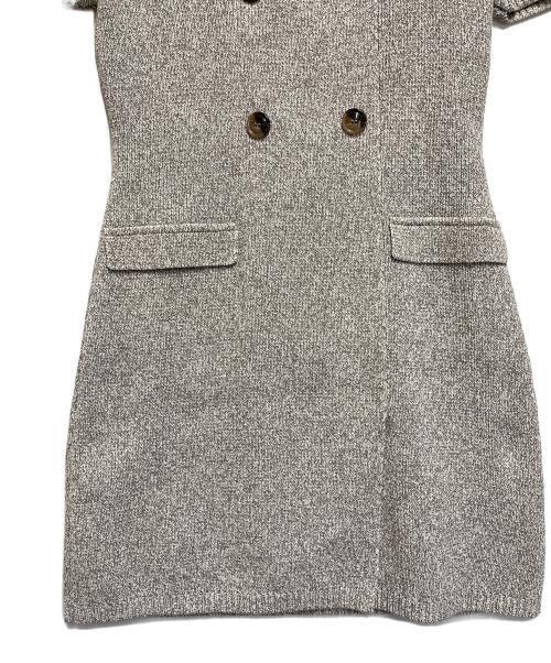Snidel（スナイデル）Snidel (スナイデル) トレンチニットワンピ グレー サイズ:SIZE ONEの古着・服飾アイテム