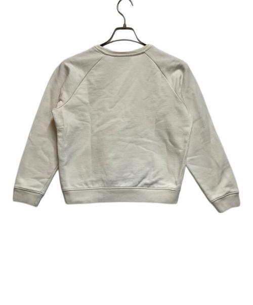 maison kitsune（メゾンキツネ）MAISON KITSUNE (メゾンキツネ) スウェット ホワイト サイズ:Sの古着・服飾アイテム