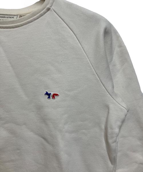 maison kitsune（メゾンキツネ）MAISON KITSUNE (メゾンキツネ) スウェット ホワイト サイズ:Sの古着・服飾アイテム