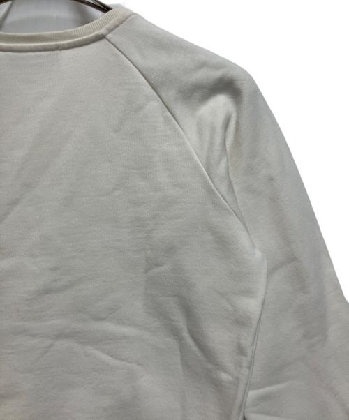 maison kitsune（メゾンキツネ）MAISON KITSUNE (メゾンキツネ) スウェット ホワイト サイズ:Sの古着・服飾アイテム