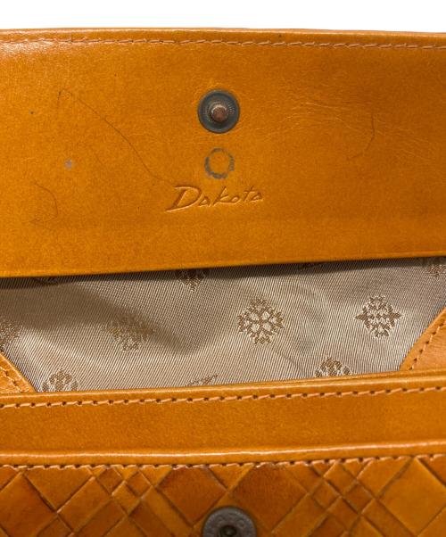 DAKOTA（ダコタ）Dakota (ダコタ) 長財布 オレンジの古着・服飾アイテム