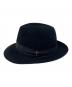 BORSALINO (ボルサリーノ) 中折れハット ブラック：8000円