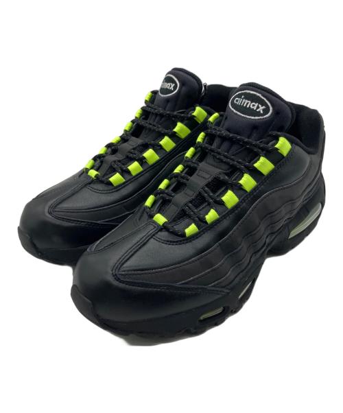 NIKE（ナイキ）NIKE (ナイキ) AIR MAX 95　BIG BUBBLE SE ブラック×黄緑 サイズ:26.5ｃｍの古着・服飾アイテム
