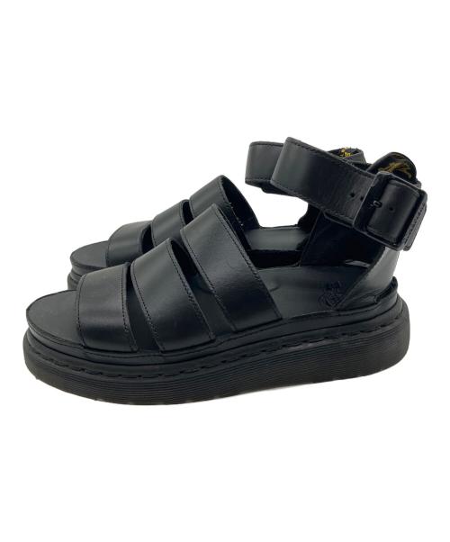 Dr.Martens（ドクターマーチン）Dr.Martens (ドクターマーチン) ストラップサンダル ブラック サイズ:US 8の古着・服飾アイテム