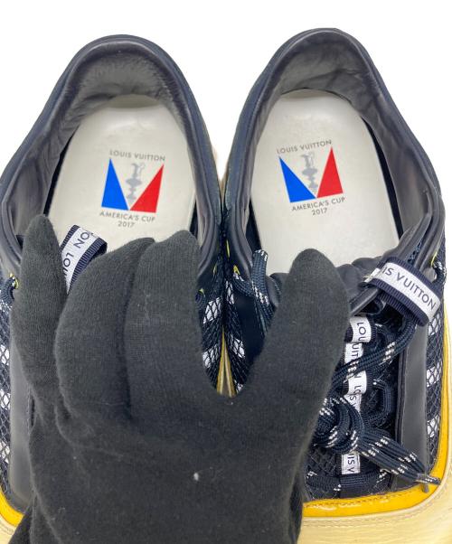 LOUIS VUITTON（ルイ ヴィトン）LOUIS VUITTON (ルイ ヴィトン) 2017 Americas Cup V.N.R ホワイト×ネイビー サイズ:7 1/2の古着・服飾アイテム