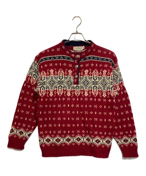 L.L.Bean（エルエルビーン）L.L.Bean (エルエルビーン) 厚手ニット レッド サイズ:Sの古着・服飾アイテム