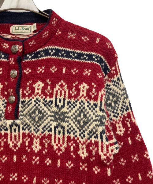 L.L.Bean（エルエルビーン）L.L.Bean (エルエルビーン) 厚手ニット レッド サイズ:Sの古着・服飾アイテム